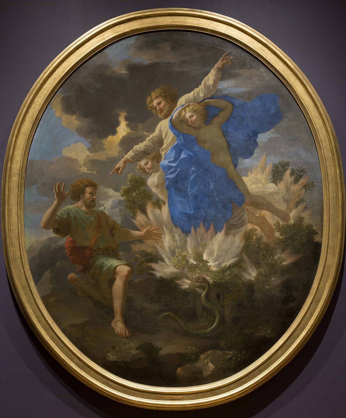 Moïse devant le Buisson ardent, Nicolas Poussin